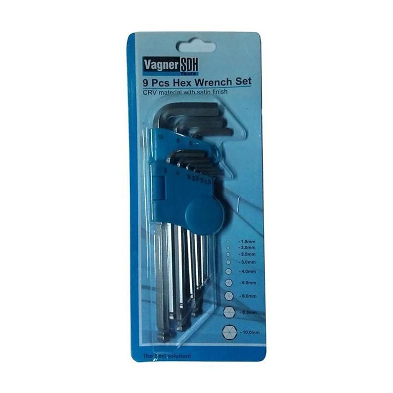Набор шестигранных ключей VAGNER SDH 51080495 с шаром Набор шестигранных ключей VAGNER SDH 51080495 с шаром