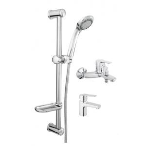 Набор смесителей Rubineta Uno-10 + Uno-18 + Varianta-Delta 625025