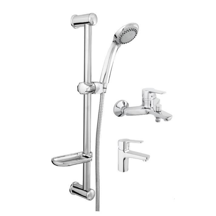 Набор смесителей Rubineta Uno-10 + Uno-18 + Varianta-Delta 625025 Набор смесителей Rubineta Uno-10 + Uno-18 + Varianta-Delta 625025