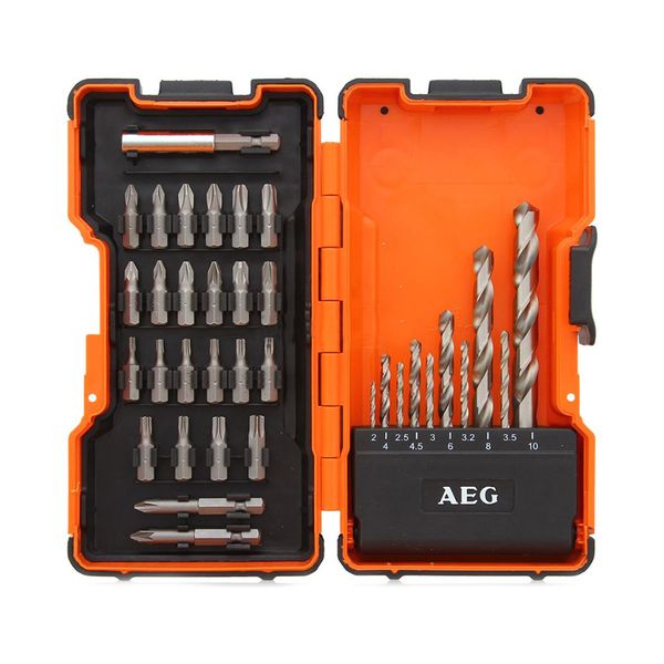 Набор сверел по металлу/бит AEG Powertools POWER HSS-G 4932352249 Набор сверел по металлу/бит AEG Powertools POWER HSS-G 4932352249