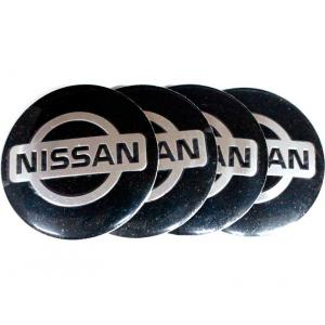 Наклейки на заглушку литого диска колпак 55 мм NISSAN