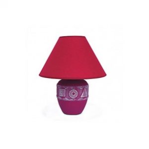 Настольная лампа Lucia Геометрия D1902 бордовый