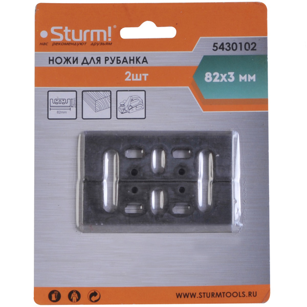 Нож для электрорубанка STURM 5430102 Нож для электрорубанка STURM 5430102