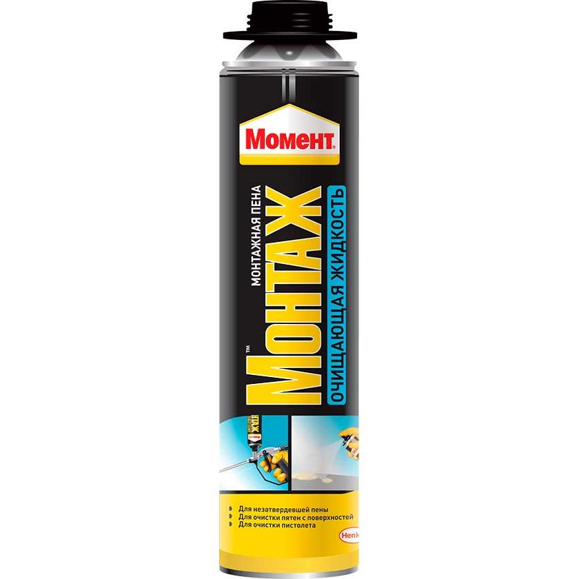 Очиститель монтажной пены Момент 500 мл Очиститель монтажной пены Момент 500 мл