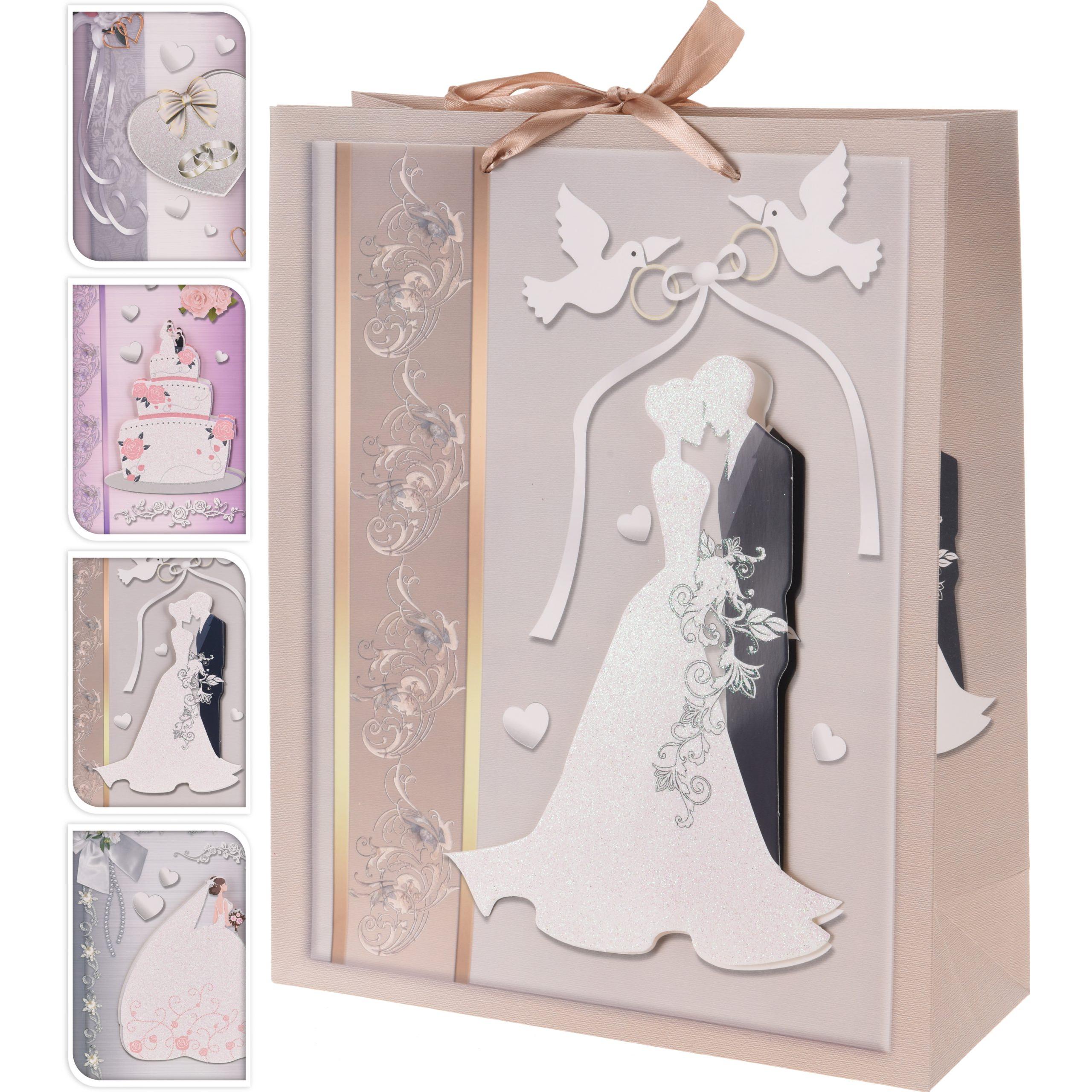 Пакет подарочный Wedding 32*26*10 см Пакет подарочный Wedding 32*26*10 см