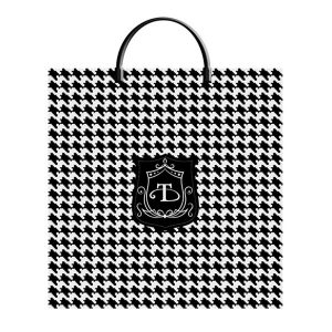 Пакет с пластиковыми ручками Шанель