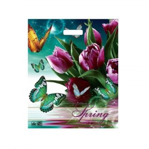 Пакет Весна с вырубной ручкой