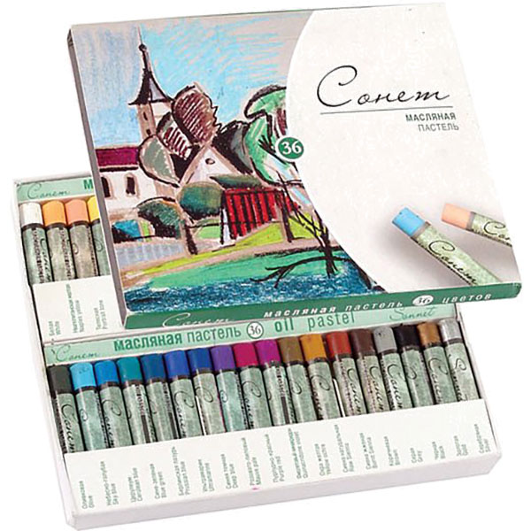 Пастель масляная Сонет 36цв. Пастель масляная Сонет 36цв.