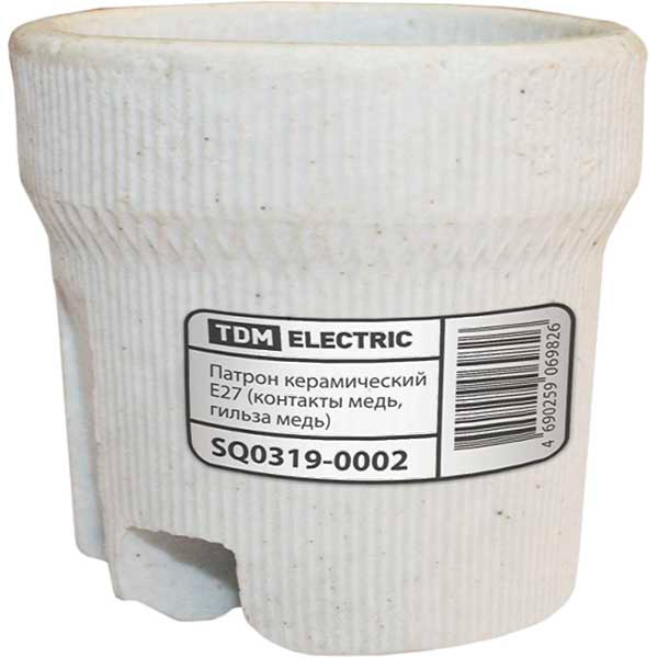 Патрон электрический SQ0319-0002 TDM ELECTRIC Патрон электрический SQ0319-0002 TDM ELECTRIC