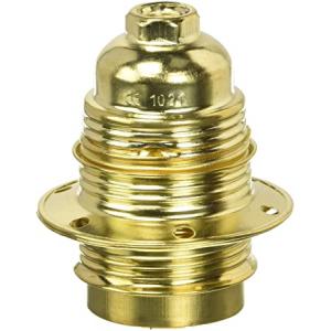 Патрон люстровый с двумя кольцами Е27 золотой арт. 71129 Electraline