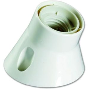 Патрон стойка Е27 наклонный белый 71137