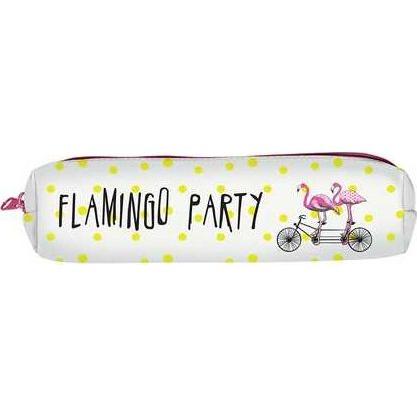 Пенал мягкий Тубус BRUNO VISKONTI Фламинго ПВХ Пенал мягкий Тубус BRUNO VISKONTI Фламинго ПВХ