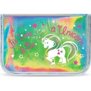 Пенал школьный 1 отд. Единорог
