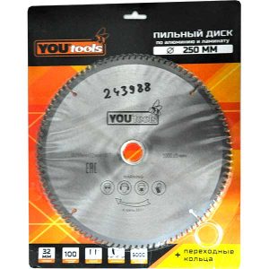 Пила дисковая Yourtools 250/32 мм Z100