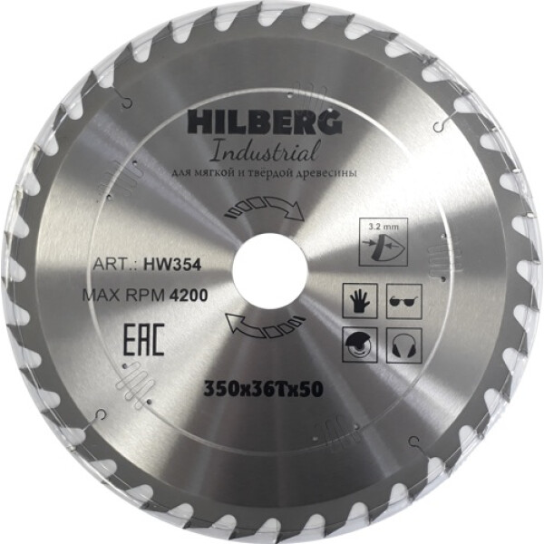 Пильный диск Hilberg HW354 350*50*36Т Пильный диск Hilberg HW354 350*50*36Т