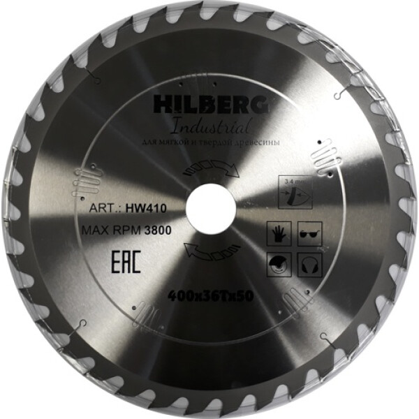 Пильный диск Hilberg HW410 400*50*36Т Пильный диск Hilberg HW410 400*50*36Т