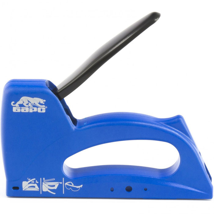 Пистолет скобозаб. (степлер) пласт. (скоба тип 53 6-10мм) Барс 40001 Пистолет скобозаб. (степлер) пласт. (скоба тип 53 6-10мм) Барс 40001