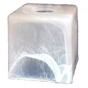 Плафон Куб E27 31-004 в 42 100х100 алеб мат NinaGlass