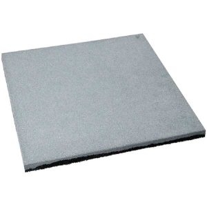 Плитка резиновая 500x500x16 мм серая