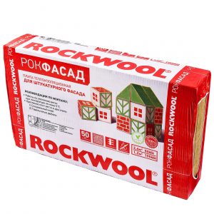 Плита теплоизоляционная ROCKWOOL Рокфасад 1000х600х50 мм