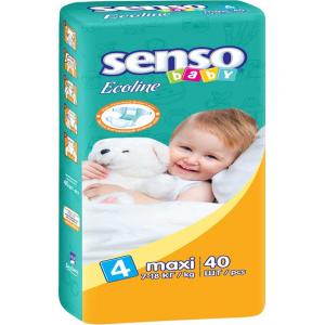 Подгузники д/детей SENSO BABY ECOLINE maxi D 4-40