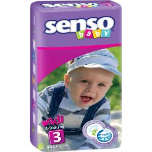 Подгузники д/детей SENSO BABY midi В 3-44