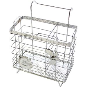 Подставка для приборов из стали с хромовым покрытием