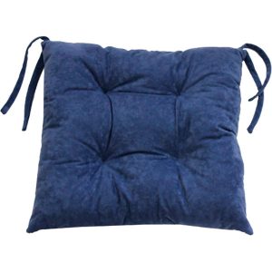 Подушка для сидения МАТЕХ VELOURS LINE 42x42x13. Цвет серо-голубой