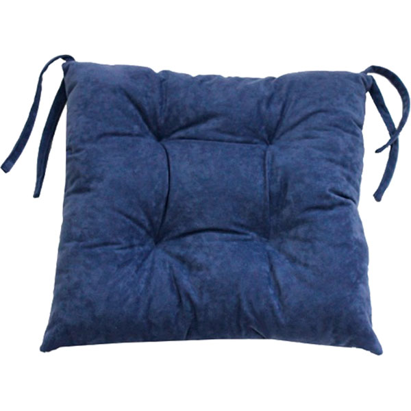 Подушка для сидения МАТЕХ VELOURS LINE 42x42x13. Цвет серо-голубой Подушка для сидения МАТЕХ VELOURS LINE 42x42x13. Цвет серо-голубой