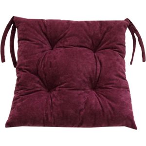 Подушка для сидения МАТЕХ VELOURS LINE 42x42x13. Цвет сливовый