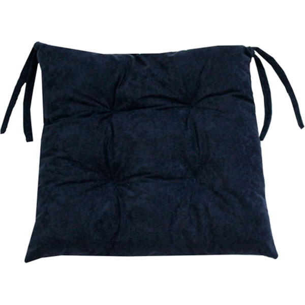 Подушка для сидения МАТЕХ VELOURS LINE 42x42x13. Цвет темно-синий Подушка для сидения МАТЕХ VELOURS LINE 42x42x13. Цвет темно-синий