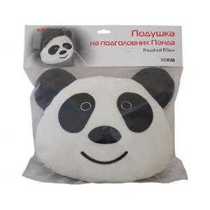 Подушка на подголовник авто Панда AutoStandart