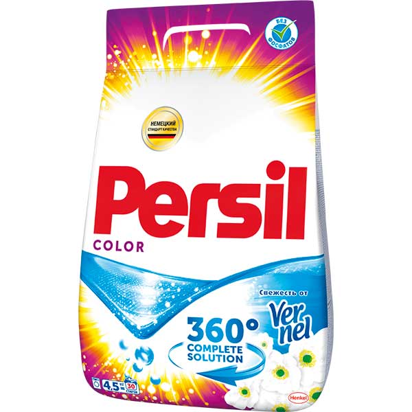 Порошок стиральный PERSIL Color Свежесть вернеля 360° Порошок стиральный PERSIL Color Свежесть вернеля 360°
