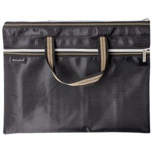 Портфель текстильный А4 DARVISH на молнии + карман на молнии