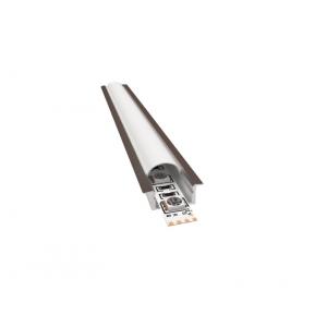 Профиль для LED ленты прямой встраиваемый (08-02) 2м черный 3010 Apeyron