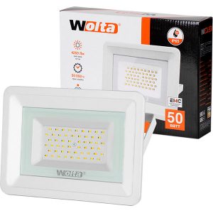 Прожектор светодиодный Wolta WFL-50W/06W белый