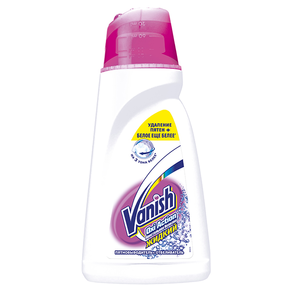 Пятновыводитель VANISH Oxi Action Кристальная белизна жидкий Пятновыводитель VANISH Oxi Action Кристальная белизна жидкий