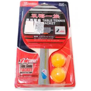 Ракетка для настольно тенниса+2 шарика арт. 2ZV