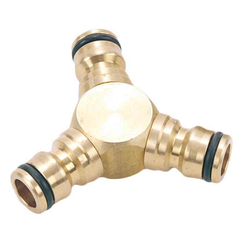 Распределитель трехканальный REHAU 12836691100 латунь Распределитель трехканальный REHAU 12836691100 латунь