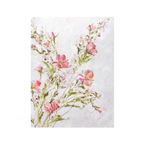 Репродукция на холсте 60x80 см Розовый плющ