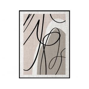 Репродукция на холсте в рамке 60x80 см Хаос