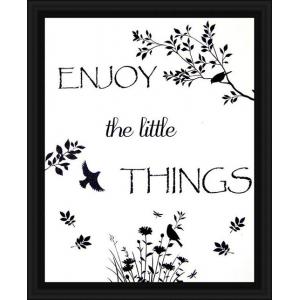Репродукция Наслаждайтесь малыми вещами 40/50 (1) мдф в9