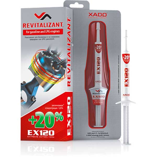 Ревитализант XADO ЕХ 120 для бензиновых двигателей Ревитализант XADO ЕХ 120 для бензиновых двигателей