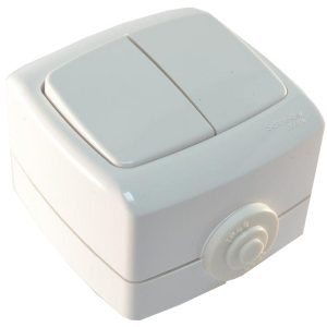 RONDO Выключатель 2кл. сл.кость ВА510-228Б IP44
