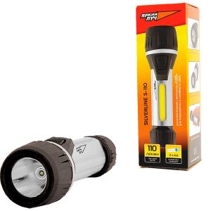 Ручной фонарь ЯРКИЙ ЛУЧ S-110 SilverLine