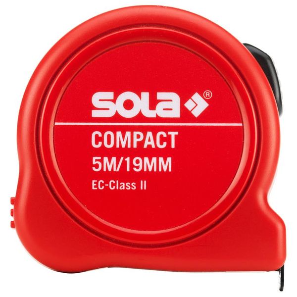 Рулетка SOLA Compact CO 5м/19мм (50500501)
