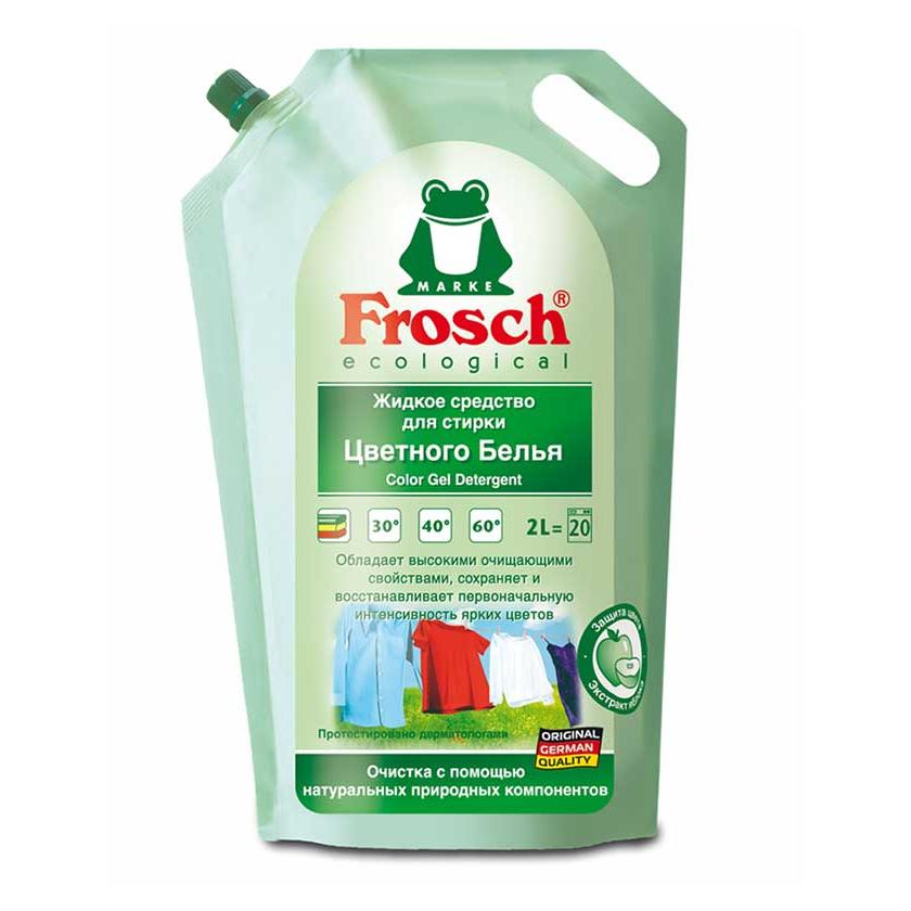 С-во д/стирки жидкое FROSCH Для цветного белья 2л С-во д/стирки жидкое FROSCH Для цветного белья 2л