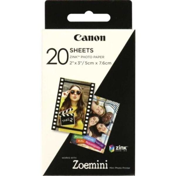 Самоклеющаяся фотобумага Canon Zink ZP-2030 20 л