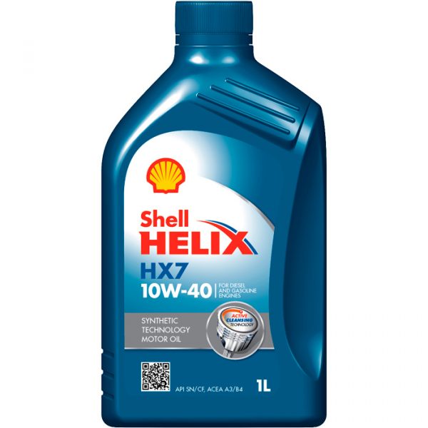Shell Helix масло моторное синтетическое HX7 10W-40 1л