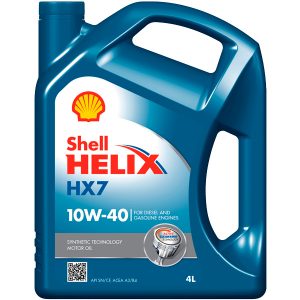 Shell Helix масло моторное синтетическое HX7 10W-40 4л